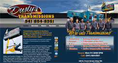 Desktop Screenshot of dustystransmissions.com